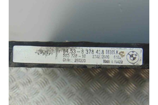 Condensador / radiador aire acondicionado, Bmw Serie 5 Touring (E39) 520i 2000, 8378438