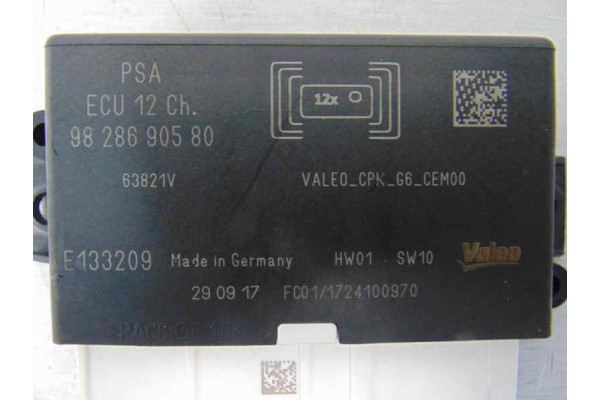 Módulo electrónico, Citroen C4 Cactus Feel 2018, 9828690580
