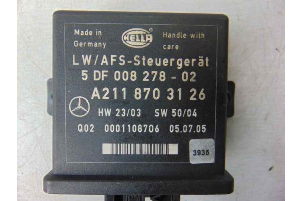 Centralita luces, Mercedes-benz Clase e (Bm 211) Berlina E 320 CDI 4-Matic (211.089) 2005, A2118703126