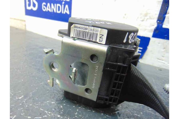 Cinturon seguridad trasero derecho, Renault Scenic Iii (Jz) Dynamique 2011, 888400028R