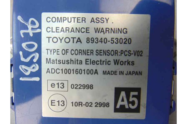 Módulo electrónico, Lexus Is (DS2/IS2) 250 V6 2007, ADC100160100A