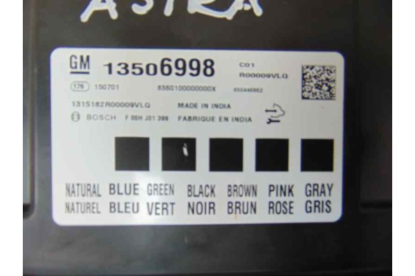 13506998 MODULO ELECTRONICO OPEL ASTRA K BERLINA 5P