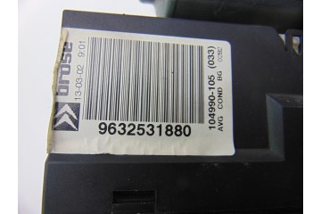 Elevalunas delantero izquierdo, Citroen C5 Berlina 2.0 HDi SX 2002, 9632531880