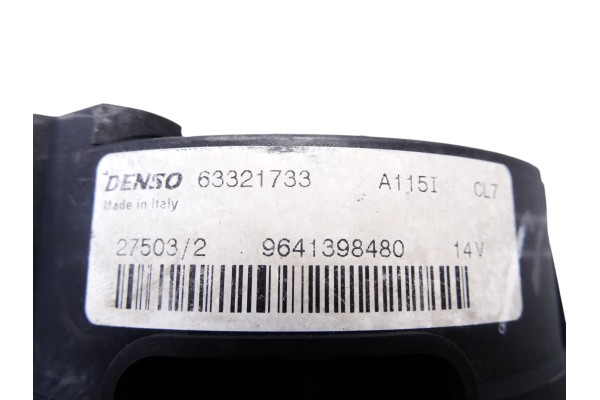 Alternador, Peugeot 206 Xs 2004, 9641398480