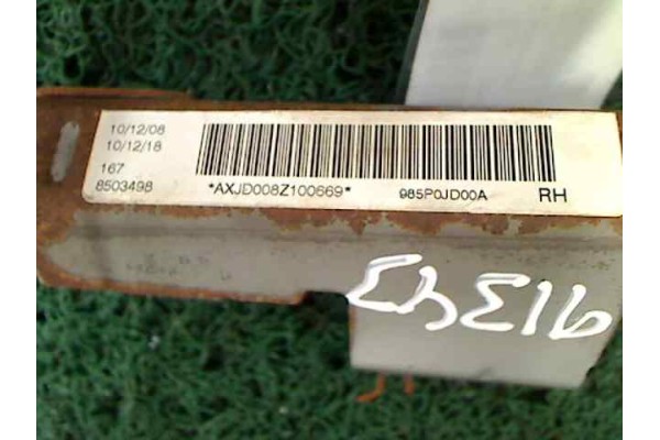 Airbag cortina delantero derecho, Nissan Qashqai (J10) Tekna Sport 2009