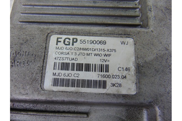 Centralita motor uce, Opel Corsa C Blue Line 2004, 55190069
