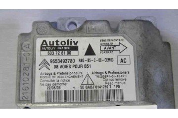 Centralita airbag, Citroen C4 Berlina Collection 2005, 9653493780