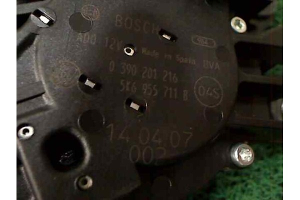 Motor limpia trasero, Volkswagen Polo V (6C1) Comfortline 2014, 5K6955711B