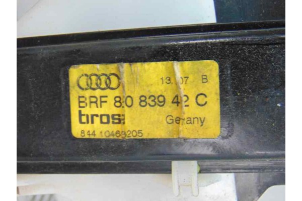 Elevalunas trasero derecho, Audi A4 Avant (8E) 2.7 Tdi (Dpf) 2008