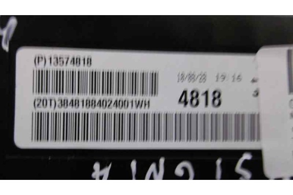 Módulo encendido, Opel Insignia Berlina Edition 2010, 13574818
