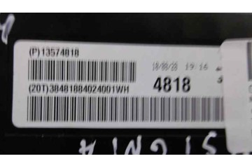 Módulo encendido, Opel Insignia Berlina Edition 2010, 13574818