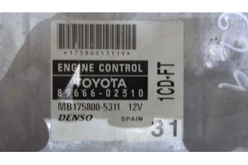 Centralita motor uce, Toyota Corolla (E12) 2.0 D-4D Sol Berlina 2004, 175800-5311