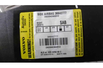 Airbag lateral derecho, Volvo XC90 2.4 D Kinetic Geartronic (5 asientos) 2004, 30642777