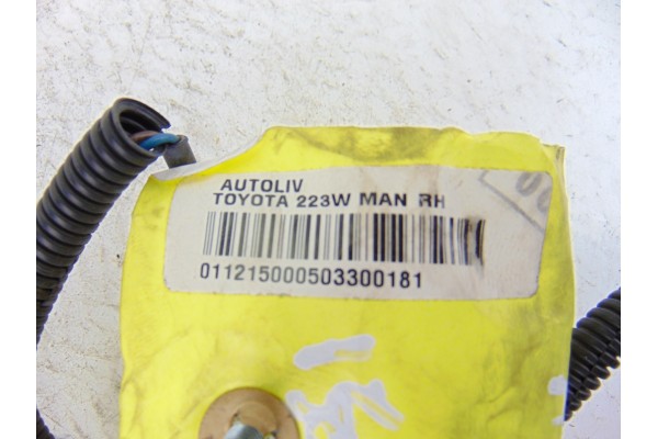 Airbag lateral derecho, Toyota Corolla Verso (R1) 2.0 D-4D Luna 2005, ASIENTO