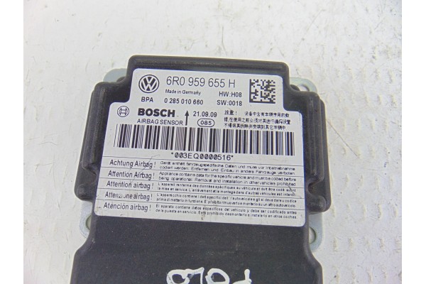 Centralita airbag, Volkswagen Polo V (6R1) Gti 2011, 6R0959655H