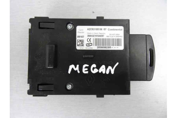 Conmutador de arranque, Renault Megane Iii Coupe Dynamique 2009, 285909828R