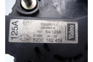 Alternador, Volvo V40 Familiar 1.9 D+ (85kW) 2003, 8200162474
