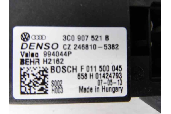 Resistencia calefaccion, Volkswagen Touran (1T2) Advance 2008, 3C0907521B