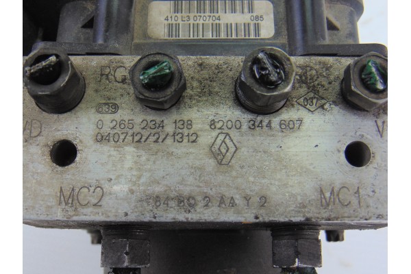 Abs, Renault Scenic Ii (Jm) Authentique 2004, 8200344607