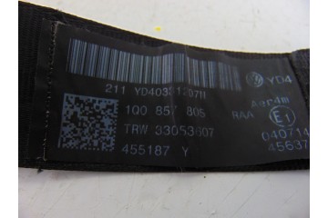 Cinturon seguridad trasero izquierdo, Volkswagen Eos (1F7)(2006) 2.0 Tdi 2006, 1Q0857805