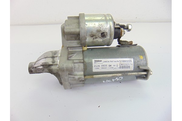 Motor arranque, Citroen Nemo Attraction 2015, 51880229