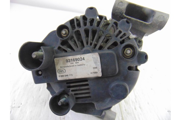 Alternador, Opel Meriva Cosmo 2006, 93169024