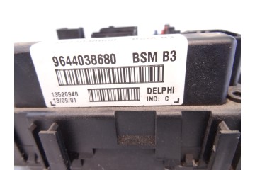 Caja reles / fusibles, Citroen Xsara Berlina 2.0 HDi Exclusive (66kW) 2002, 9644038680