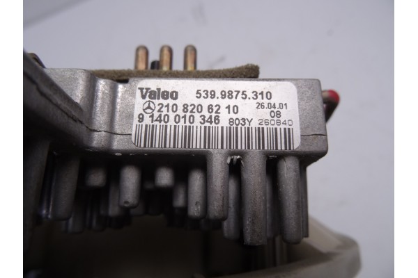 Motor calefaccion, Mercedes-benz Clase e (Bm 210) Berlina 200 Kompressor (210.048) 2002, 2108206210