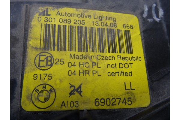 Faro izquierdo, Bmw Serie 3 Berlina (E46) 316i 2000, 6902745