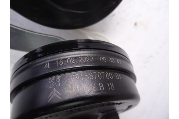 Claxon, Peugeot 308 (P5) Active Pack 2022, 9815870780