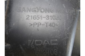 Calandra delantera de radiador, Ssangyong Actyon 200 Xdi 2010, 2165131020