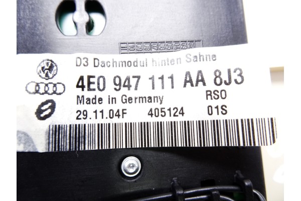 Luz interior, Audi A8 (4E) 3.0 TDI Quattro 2005, 4E0947111AA