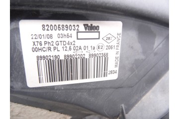 Faro izquierdo, Nissan Kubistar (X76) Premium (L1) 2008, 8200589032