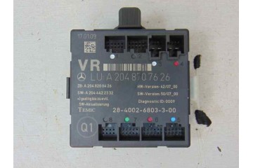 A2048707626 MODULO CONFORT MERCEDES-BENZ CLASE C (BM 204) BERLINA