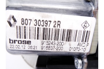 Elevalunas delantero derecho, Renault Megane Iii Coupe Dynamique 2012, 807303972R