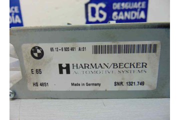 Módulo electrónico, Bmw Serie 7 (E65/E66) 730d 2008, 6920461