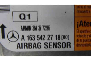 Centralita airbag, Mercedes-benz Clase Ml (Bm 163) * 2002, A1635422718