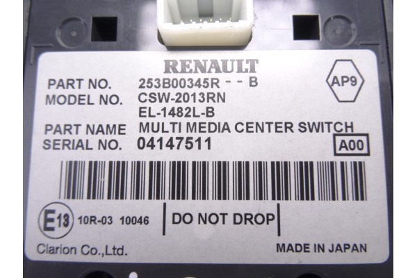 Módulo electrónico, Renault Megane Iii Coupe Dynamique 2012, 253B00345R