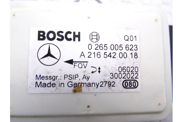 Sensor, Mercedes-benz Clase a (Bm 169) A 180 Cdi (169.007) 2006, A2165420018