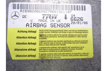 Centralita airbag, Mercedes-benz Clase a (Bm 169) A 180 Cdi (169.007) 2006, A1698206626