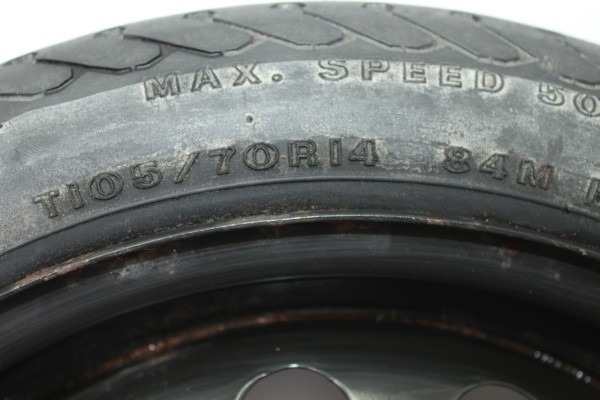 Neumatico repuesto, Nissan Micra (K12E) Acenta 2005, T105/70R14