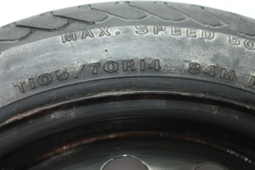 Neumatico repuesto, Nissan Micra (K12E) Acenta 2005, T105/70R14