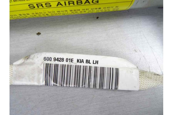 Airbag cortina delantero izquierdo, Kia Sorento (Bl) 2.5 CRDi EX 2004, 600942801E