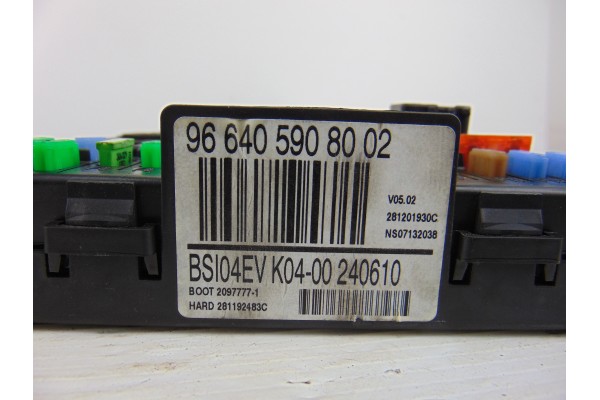 Caja reles / fusibles, Citroen C4 Picasso Exclusive 2010, 9664059080