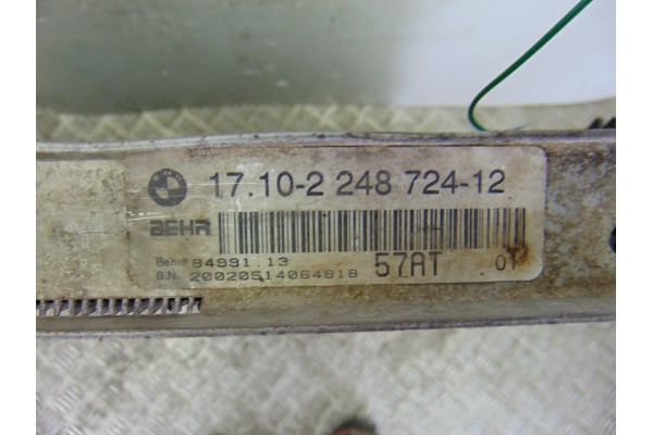 Radiador agua, Bmw Serie X5 (E53) 3.0d 2002, 1439103