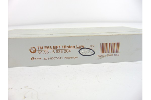 Módulo electrónico, Bmw Serie 7 (E65/E66) 740d 2007, 6933264