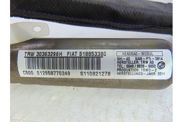Airbag cortina delantero izquierdo, Fiat Iii Evo Punto (199) Dynamic 2011, 518853380