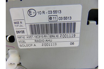 Sistema audio / radio cd, Ford Fiesta (Cnn) Trend 2014, AM5T18C815RN