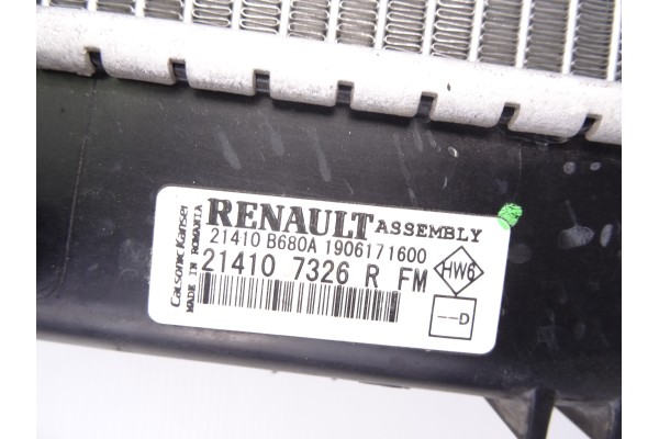 Radiador agua, Renault Clio Iv Dynamique 2014, 214107326R
