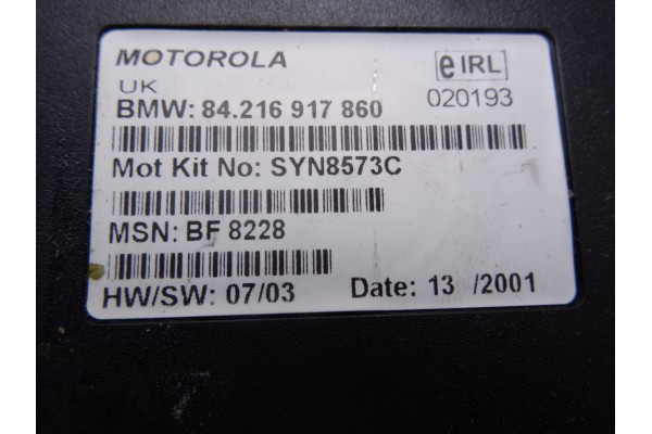 Módulo electrónico, Bmw Serie X5 (E53) 3.0i 2000, 84216917860